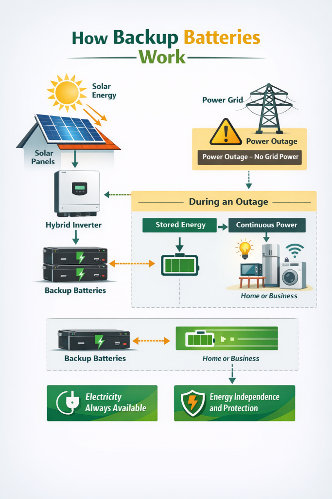 Benefits of Having Backup Batteries in Your Photovoltaic System During a  Power Outage - Solar panels and solar energy in Mexico and the U.S.